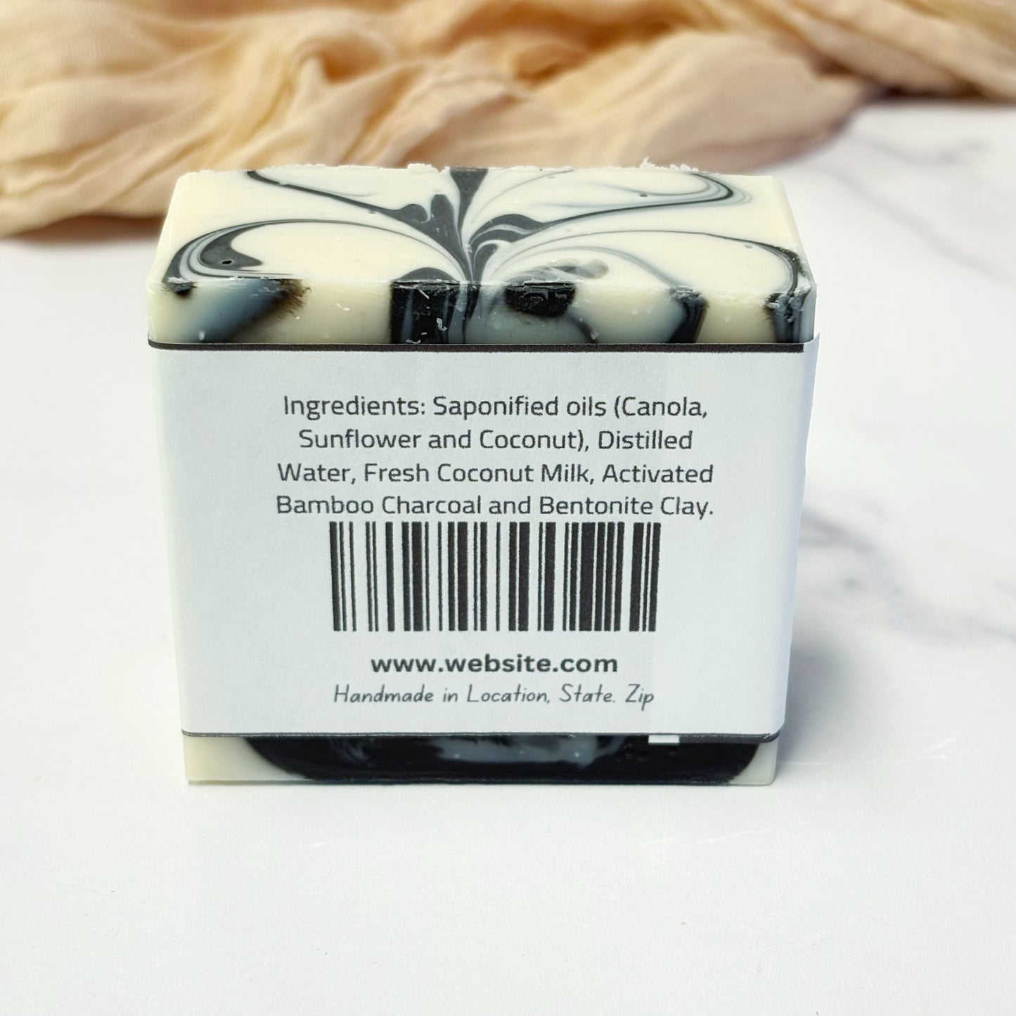 Private Label Unscented Detox Bar Soap