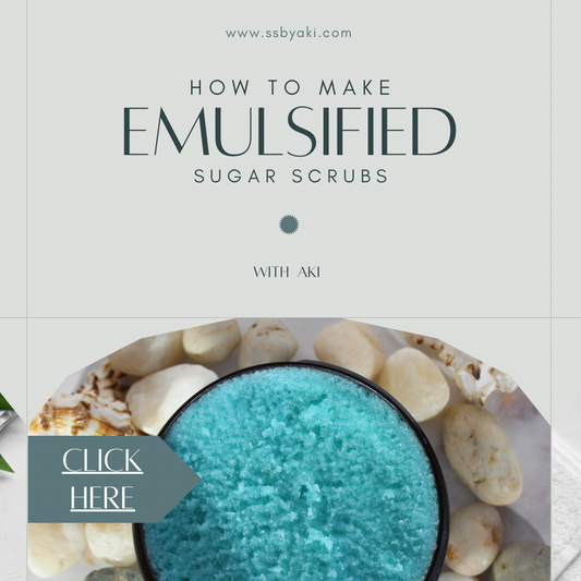 How to make Emulsified Sugar Scrubs