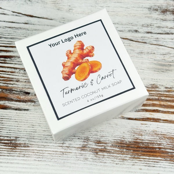 Private Label (With Box) | Turmeric & Carrot Soap Bar