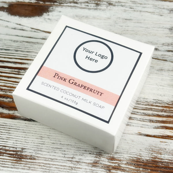 Private Label (With Box) | Pink Grapefruit Soap Bar