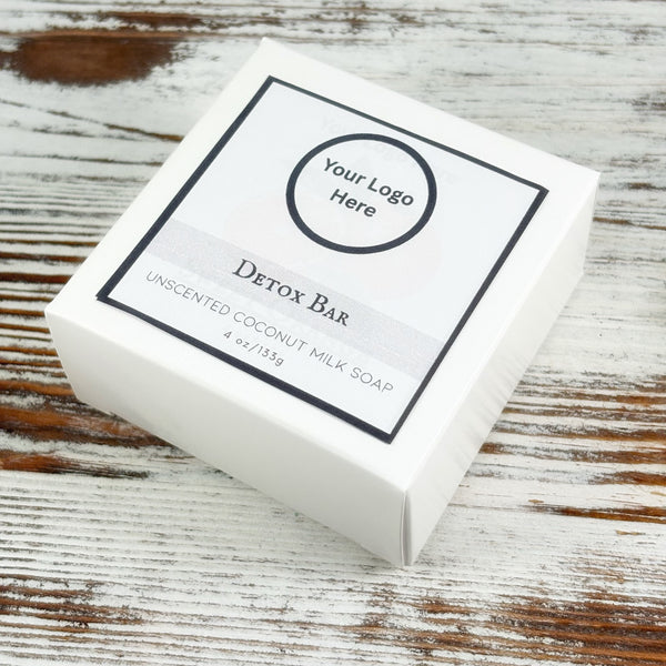 Private Label (With Box) | Unscented Detox Bar Soap
