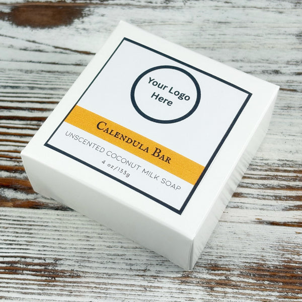 Private Label (With Box) | Unscented Calendula Bar Soap